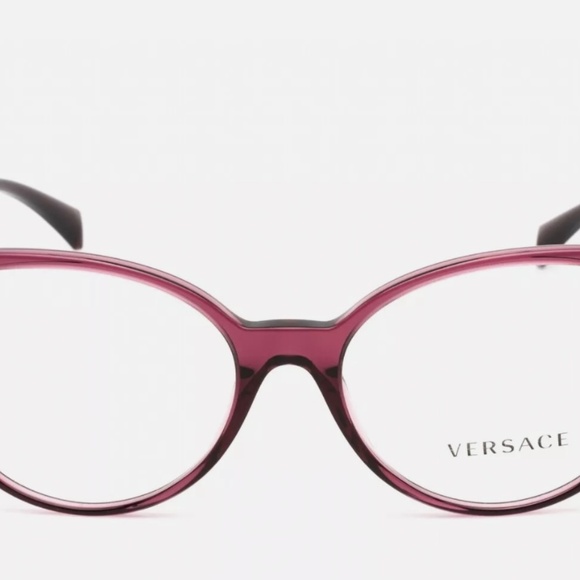 VERSACE VE3334 Eyeglass Frames Transparent Violet - Picture 4 of 7